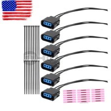 6pcs Ignition Coil Pack Connector Plug For Honda Accord Odyssey Wire Harness