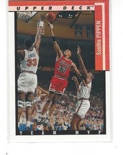 1993-94 UPPER DECK BASKETBALL TEAM MVPS SCOTTIE PIPPEN #TM4 - CHICAGO BULLS