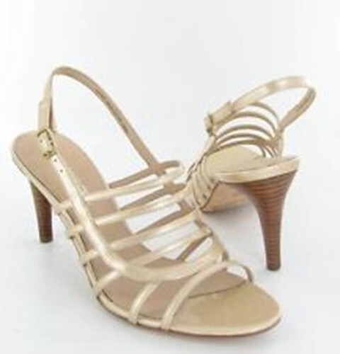 Elegant Via Spiga Heels Sandals Platinum color - size 6.5