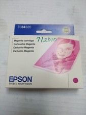 Epson Stylus Photo 2200 Ink Cartridge T034320 Factory Sealed Box Expired Magenta