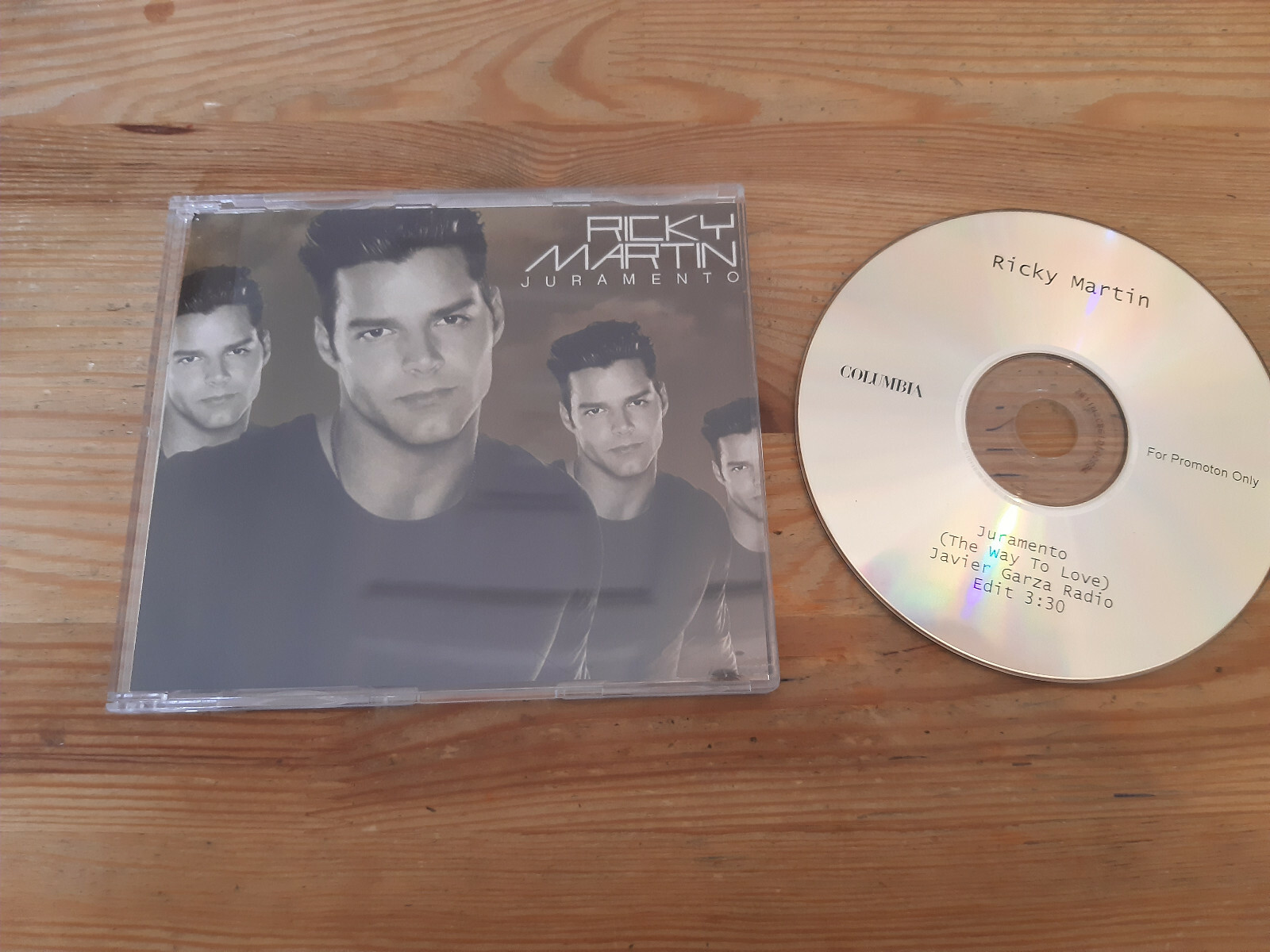 CD Pop Ricky Martin - Juramento (The Way To Love) (1 Song) Promo COLUMBIA  sc