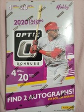 2020 Donruss Optic Baseball Hobby Box Factory Sealed