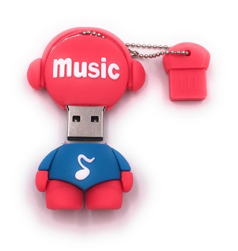 Musique Man Musique Rouge Funny Clé USB Div Capacité - Afbeelding 40 van 56