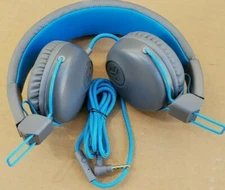 JLab Audio Studio Wired On-Ear  Headphones BLUE COLOR  3.5MM JACK PLUG