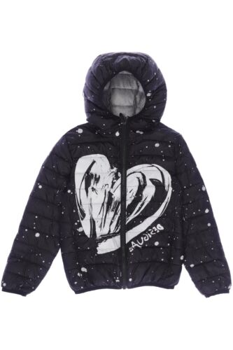 Desigual Jacke Mädchen Mantel Weste Kinderjacke Gr. EU 122 Schwarz #gbs9eif - Afbeelding 1 van 4