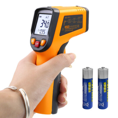 Laser Pyrometer Temperaturmessgerät Infrarot Thermometer Infrarotthermometer DHL