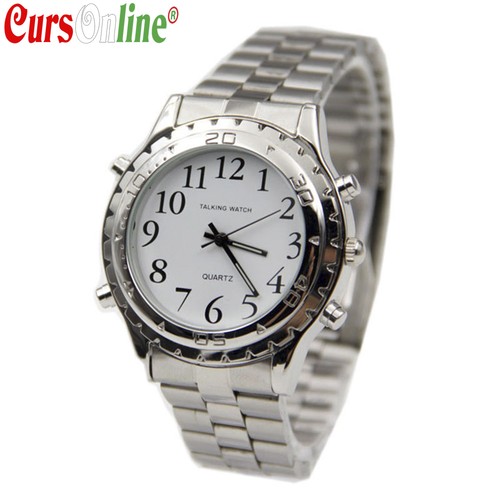 Simpatico Orologio Metallo Parlante Italiano Ipovedenti Bambino Anziani  Sveglia | eBay