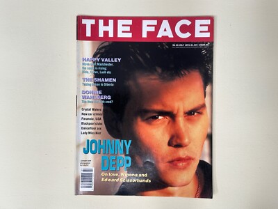 Face Magazine #34 July 1991 Johnny Depp Donnie Wa1hberg Ride Curve The Shaman