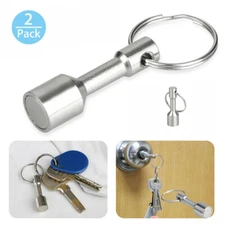 2 Pack Strong Keychain Magnet - For Hanging Keys and Testing Metal Jewelry Test