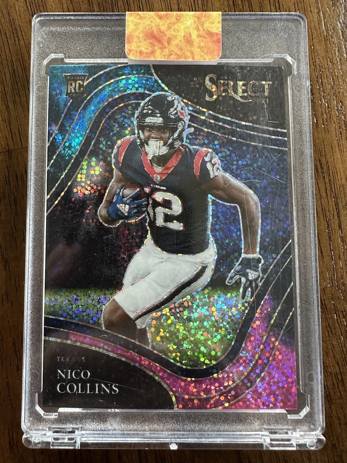 2021 NICO COLLINS SELECT COSMIC PRIZM FIELD LEVEL SP RC #369 HOUSTON TEXANS 🔥