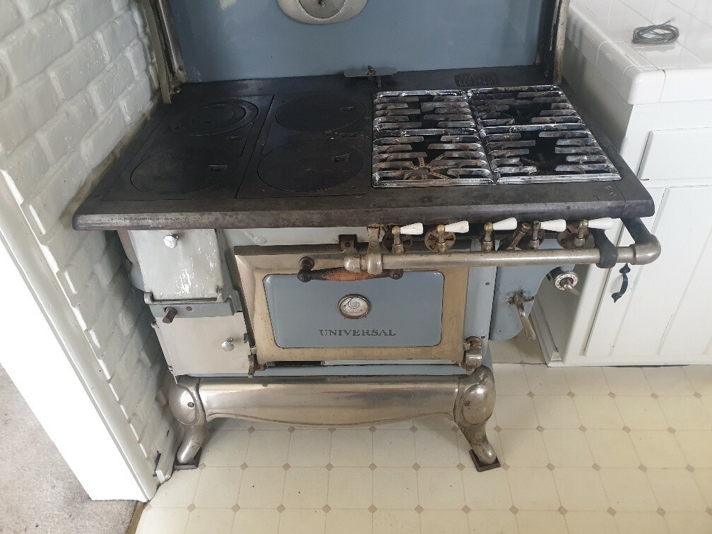 Antique Universal/Dual Coal AND Gas Cook Stove. Cribben u0026amp; Sexton  Company, Univ. | eBay