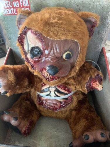 Creepy Bad Teddy Zombie Prop Decoration Adult Halloween. NIB! Ghoulish Prod. - Picture 2 of 12