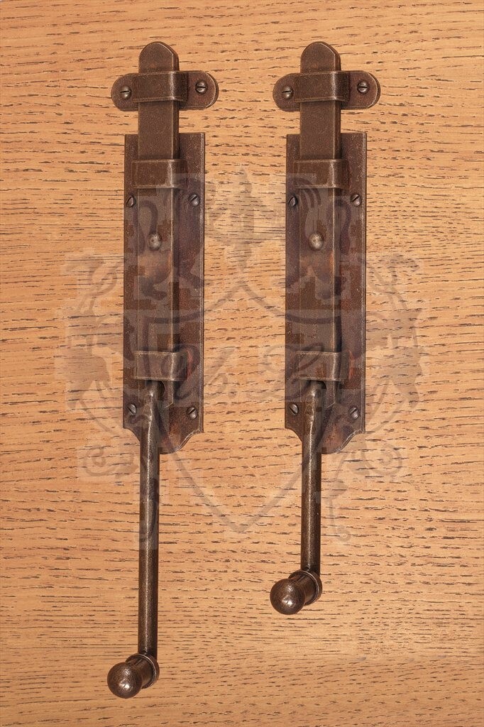 Catenaccio Rustico per Scuretti e Portoni FM035.30 300mm Nero/Ruggine