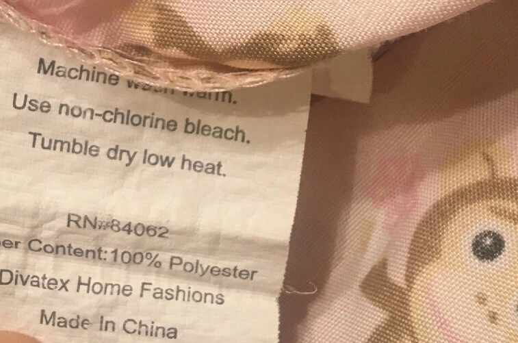 Juego de 2 fundas de almohada DIVATEX rosa MONOS GEMELOS SÁBANAS PLANAS ROPA DE CAMA para niñas Foto 3 de 4