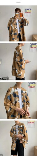 Dragon Print Japanese Kimono Shirt & Blouse Cardigans Asian Style Korean Clothes - Picture 14 of 26