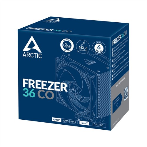 ARCTIC Freezer 36 CO Multi Compatible Tower CPU Cooler for Continuous Operation - Picture 5 of 5