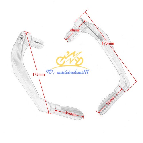 For Honda TMAX 530 500 CNC Aluminum Handlebar Brake Clutch Lever Guard Protector - Picture 2 of 15