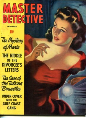 MAG: MASTER DETECTIVE-NOV 1941-G/VG-A REDMOND COVER-MURDER-ASSASSIN-UNDERCOVE...