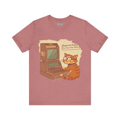 From the 1900s Cat Shirt   Funny Retro Computer Meme Gift Tee for Millennials