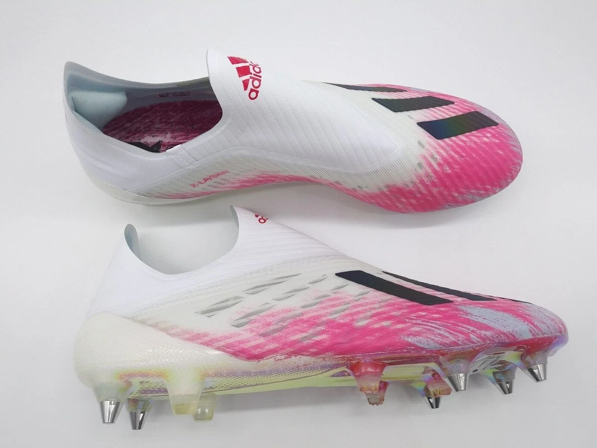 carga Criticar Último Adidas Mens Rare X 19+ SG EG7161 White Pink Soccer Cleats Shoes | eBay