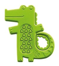 Mattel Fisher-Price DYF93 - Krokodil-Beißring, Rasseln/Beissringe