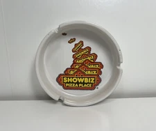 Showbiz Pizza Place Rare Vintage 1980’s Porcelain Ashtray
