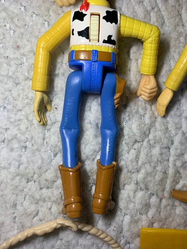 Toy Story Disney Pixar Sheriff Woody Action Figure Doll (Burger King) LOT - Picture 6 of 8