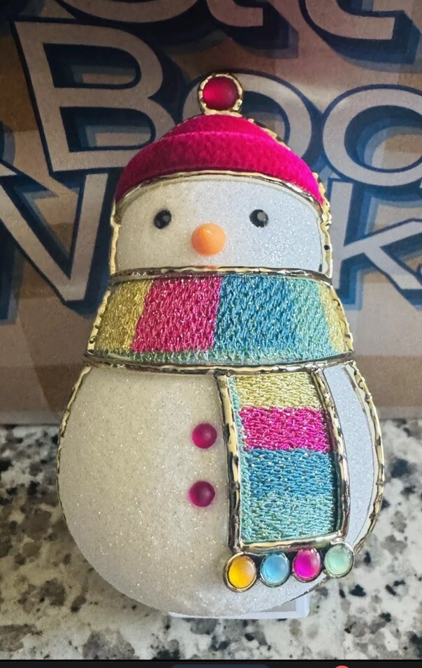 Bath & Body Works Snowman Scarf Wallflower Nightlight for Christmas 2024-image
