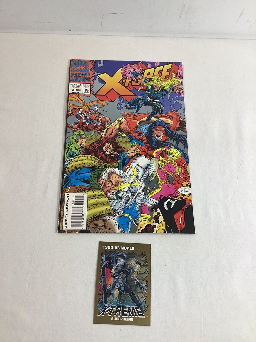 X-Force Annual #2 with Trading Card Marvel Comics 1993 | eBay