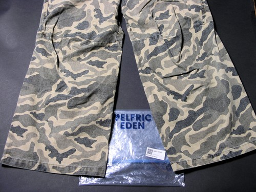 Aelfric Eden Wrinkle Camouflage Loose Jeans Green Camo Size 32 NWT - Picture 2 of 11