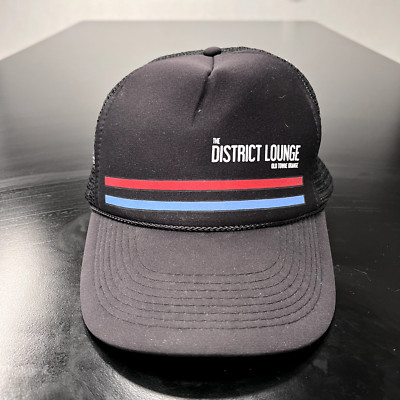 The District Lounge Hat Cap Snap Back Newport Beach California Trucker Mesh OTTO