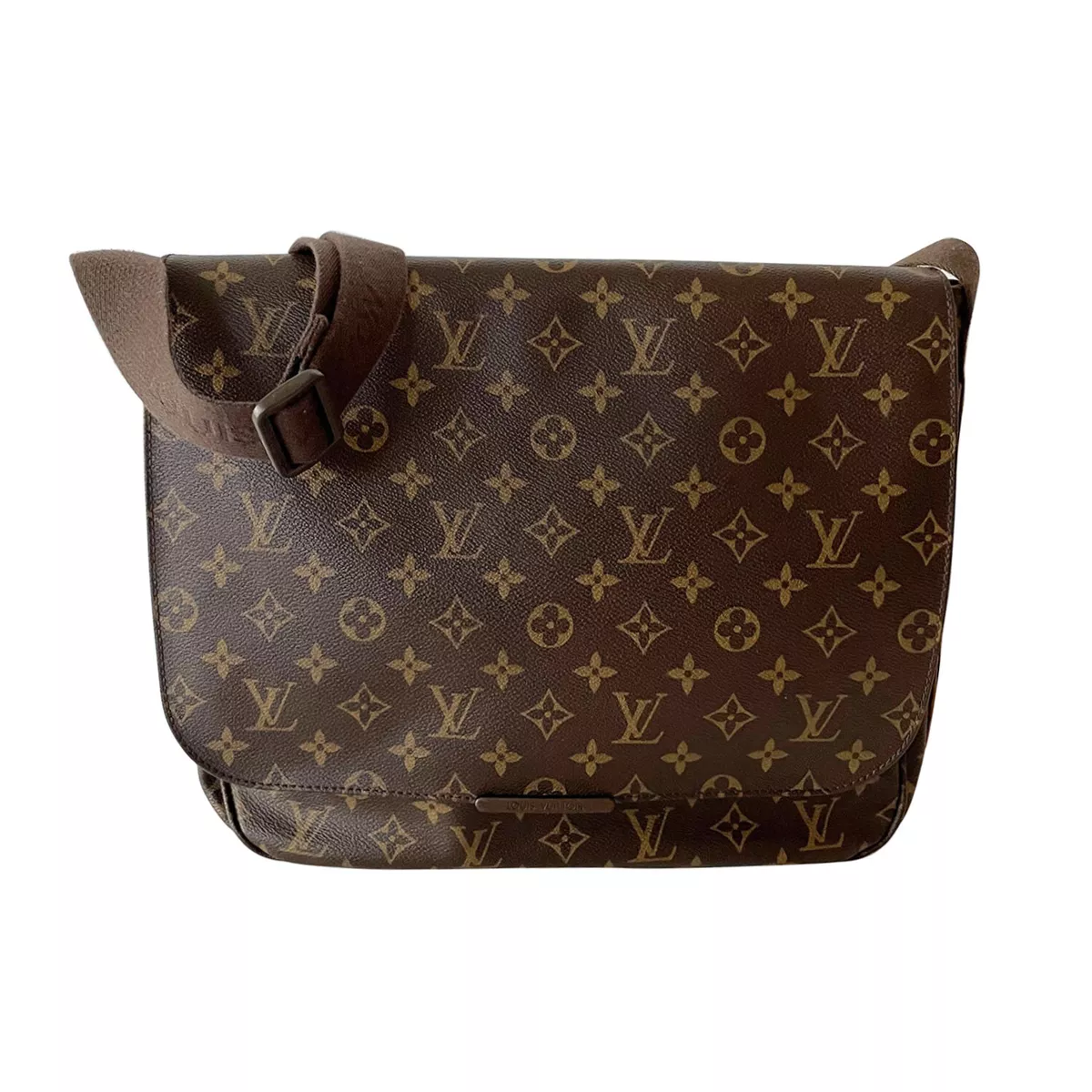 Louis Vuitton Black/Brown Leather And Coated Canvas Beaubourg