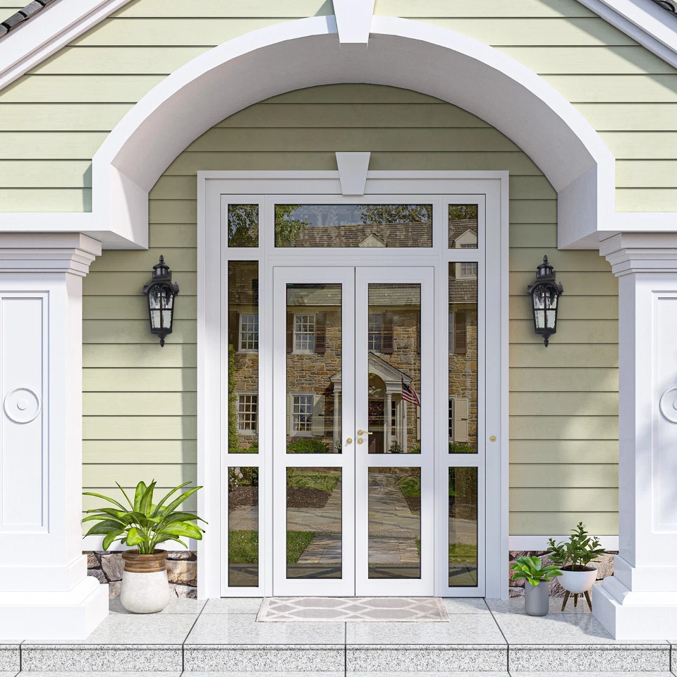 DEWENWILS 2-Pack Motion Sensor Outdoor Wall Lights Dusk to Dawn Exterior Lantern - Image 3 of 4