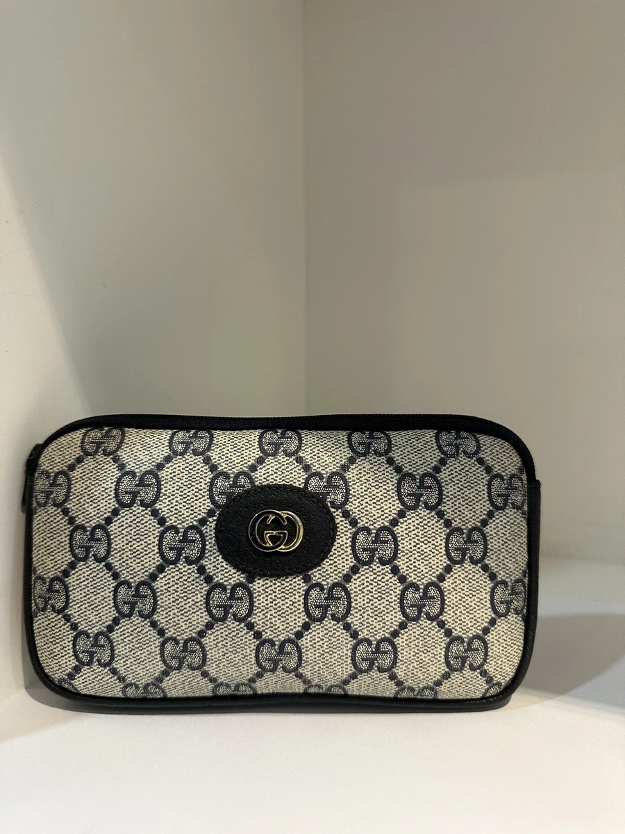 Gucci monogram pouch sale