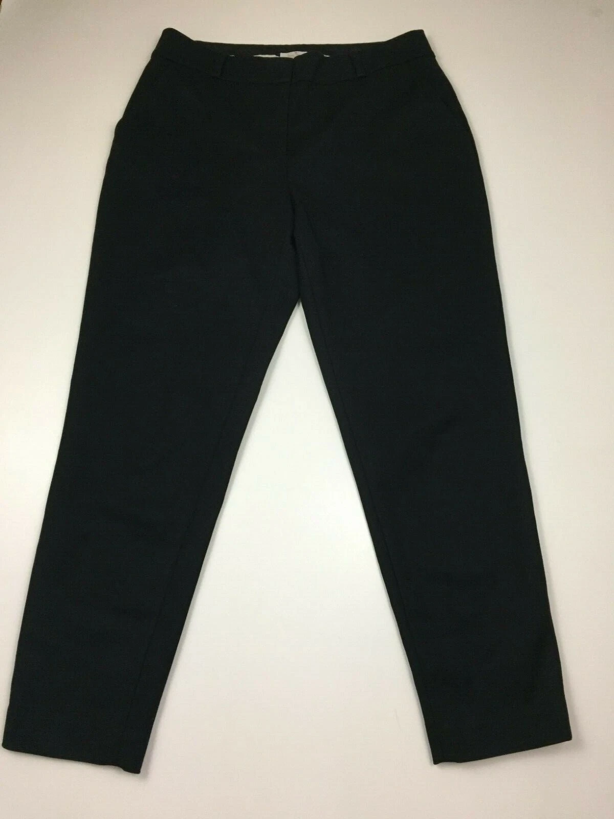 KATE SPADE New York nero gamba affusolata crop abito alla caviglia pantalone donna tg 2