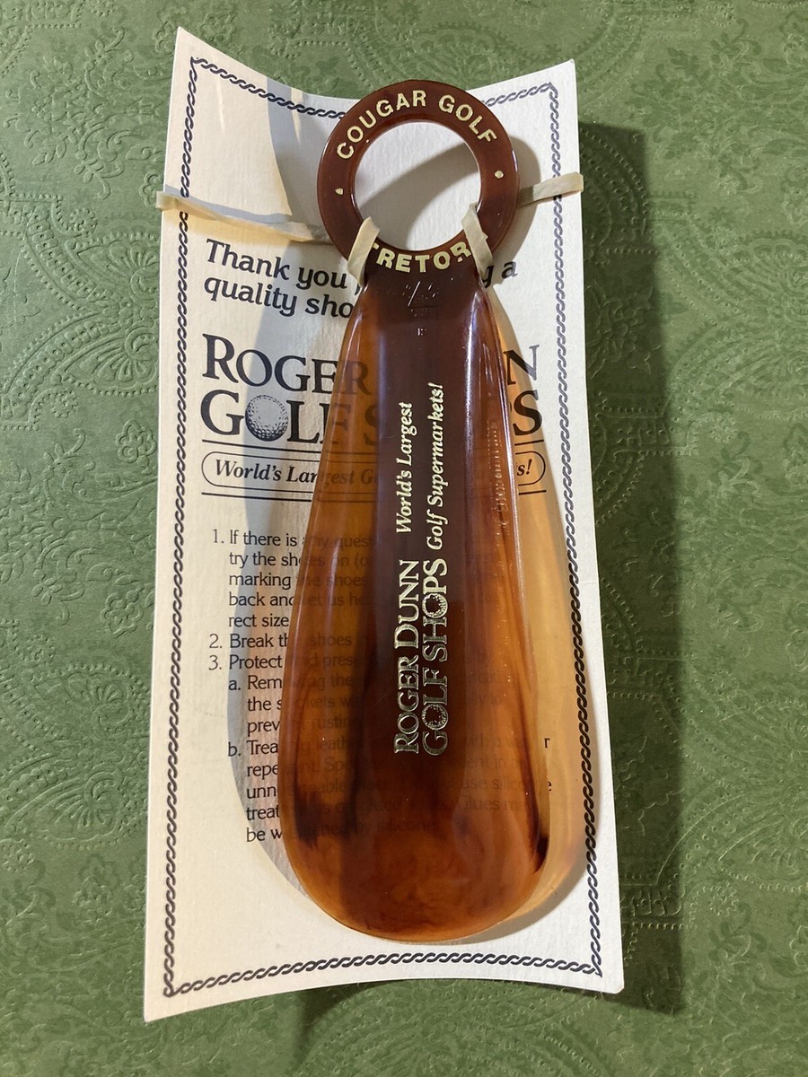 Vintage Advertising Shoe horn- Roger Dunn Golf Shops Golf Supermarket