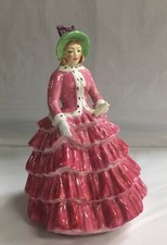 Vintage Alton Bone China England Victorian Lady "Penny" 7” Figurine