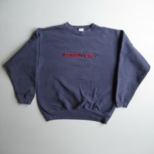 Vintage 90s GUESS USA Faded Blue Sweatshirt Shirt Streetwear