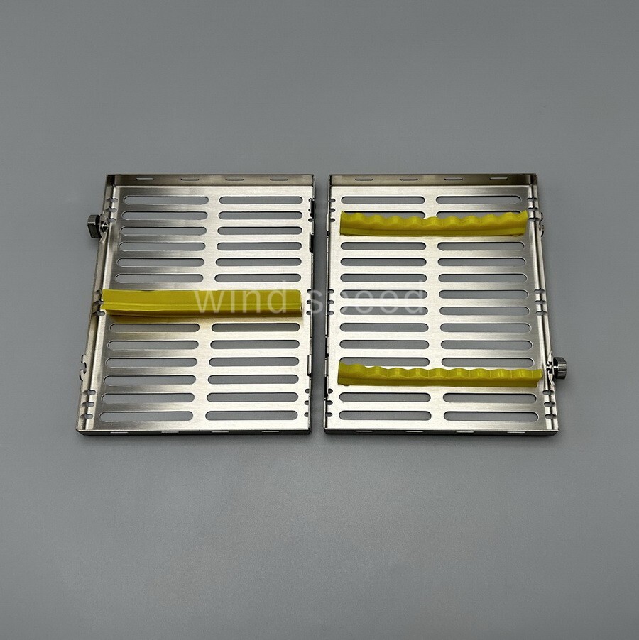German Dental Autoclave Sterilization Cassette Rack Tray – Holds 10 Instruments - View #3