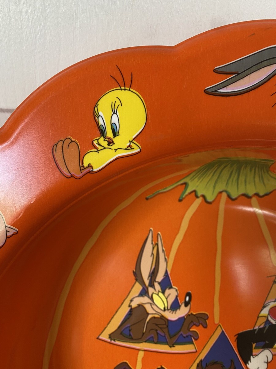 1996 WARNER BROS LOONEY TUNES FILM LARGE Halloween Candy BOWL BUGS