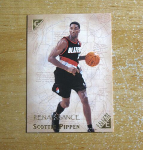 SCOTTIE PIPPEN 1999-00 Topps Gallery GALLERY EXHIBITS Card #GE5 HOF Bulls