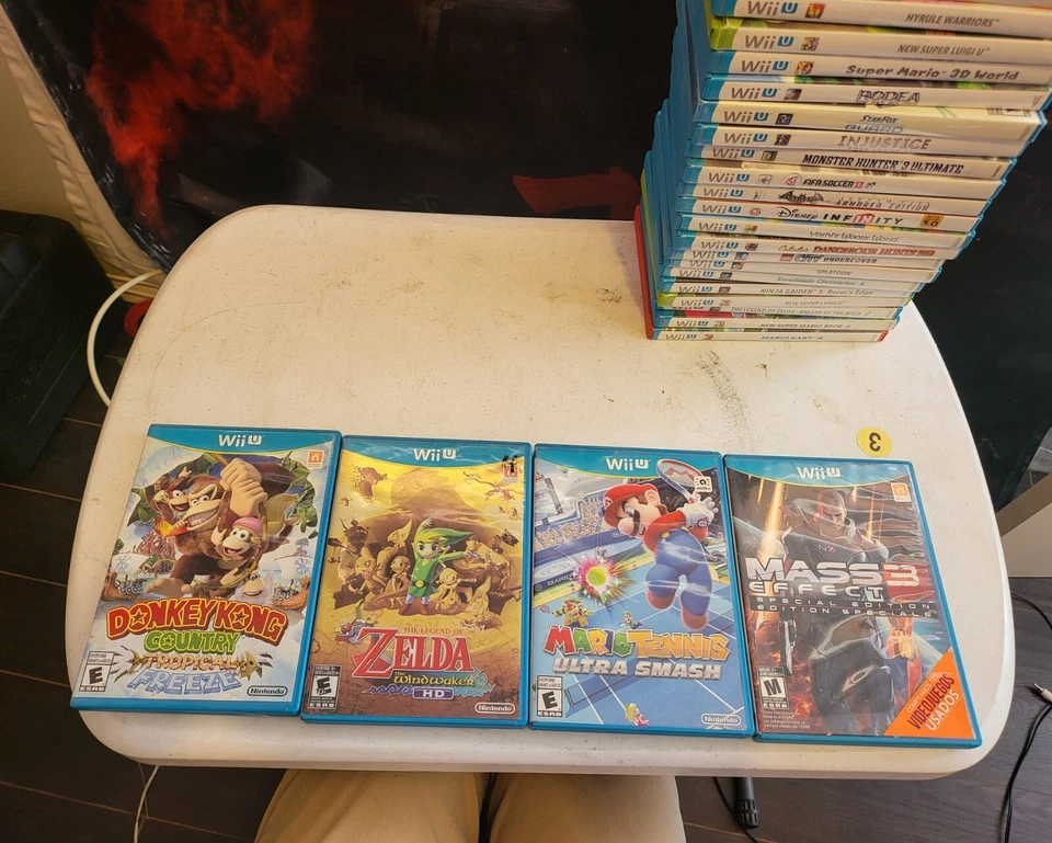 Lot 31 Nintendo Wii U Games , 5 Wii Games, Xenoblade, Zelda, Mario, Star Fox. - Image 3 of 4
