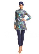 Burkini Burqini Muslim Islam Swimwear Swimsuit Beachwear Swimdress Swimsuit Full