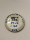Central Counties Bank Happy 125Th Penn State Pin Button Pinback Vintage ￼