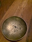 Vintage Chinese Brass Dragon Bowl Dish 5.75” Heavy Solid Carved — photo 2