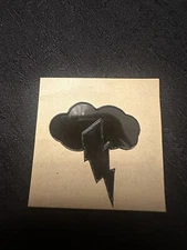 Rare Vintage Mystik Oilies Oilie Oily Oilly Cloud Lightning Touch Sticker 1980s