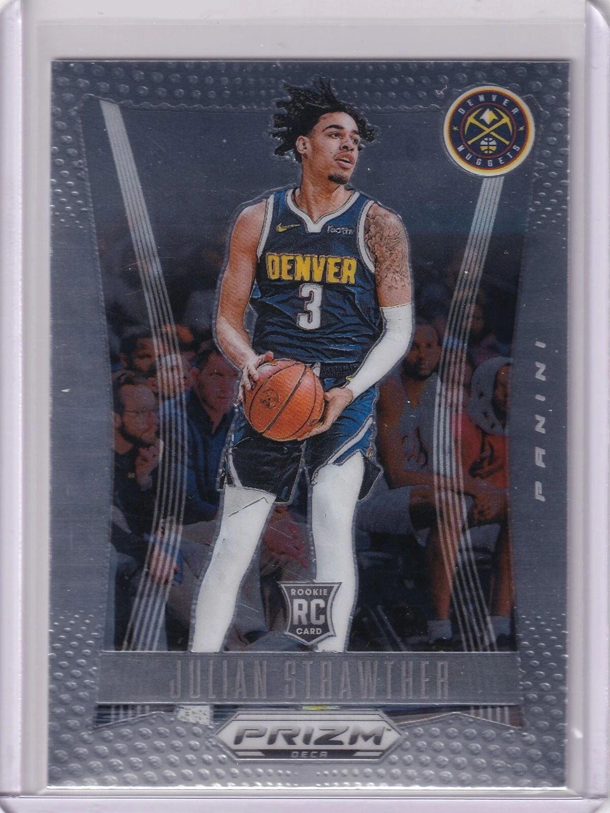 2023-24 JULIAN STRAWTHER ROOKIE Panini Prizm Deca #298 DENVER