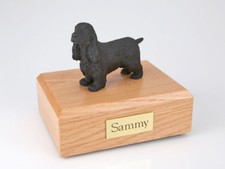 English Cocker Pet Funeral Cremation Urn Avail. in 3 Different Colors 4 Sizes