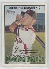 2016 Topps Heritage High Number Chris Herrmann #695 0f6