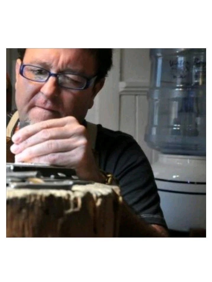 Importante collar navajo de plata esterlina LAWRENCE BACA madreperla  Foto 2 de 4